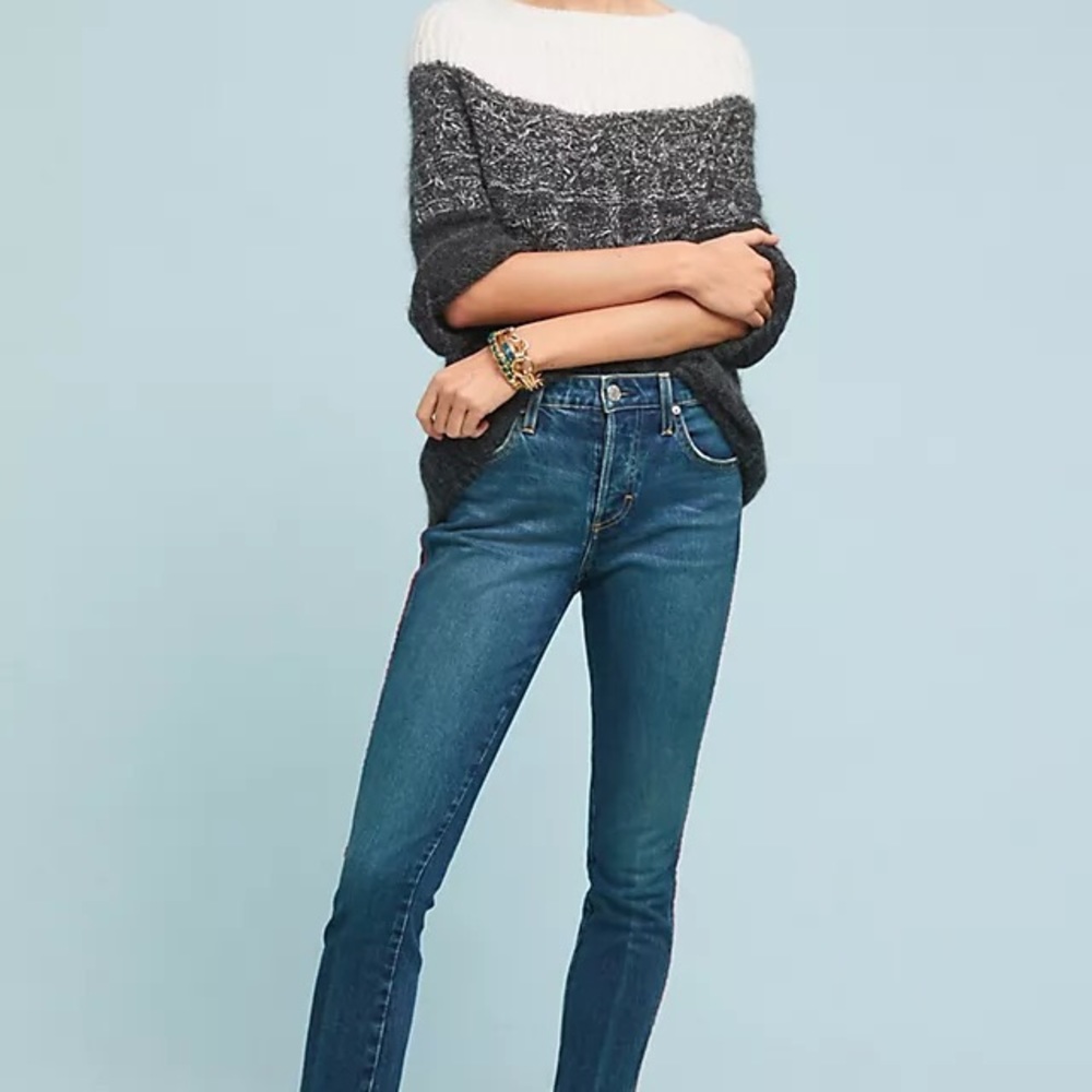 Anthropologie Hand-Knit Tonal Sweater